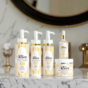 Натуральный набор для ухода за кожей риса против морщин, частная марка, уход за лицом и телом для всех типов кожи, поставка OEM/OM - Product Image 2