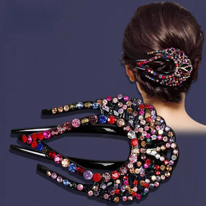 Fashion Design <strong>Bird</strong> <strong>Nest</strong> <strong>Hair</strong> <strong>Clip</strong> Women Back Head Three-jaw Clamps Hairgrip Elegant Mother Updo Ponytail <strong>Hair</strong> Accessory - Product Image 1