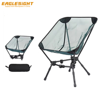 Chaise pliante de camping en aluminium ultra-légère, design moderne en forme de lune triangulaire, personnalisable avec logo, idéale pour le croquis en extérieur et la pêche – Meilleure vente
