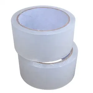 China Manufacture 48mm Transparent Bopp Film Carton Sealing Hot Melt Adhesive Packing Tape Jumbo roll