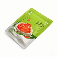 Pochette réutilisable personnalisée avec fermeture éclair en aluminium pour collation, sac d'emballage alimentaire en plastique imprimé numériquement pour chewing-gum Kimchi Pickle