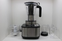 Happy Partner 6 en 1 Mixeur de cuisine multifonctionnel, extracteur de jus, mixeur à smoothies, robot culinaire, broyeur
