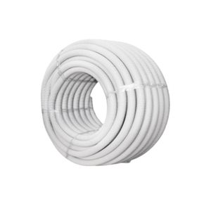 ท่อร้อยสายไฟฟ้า PVC สีขาว แบบยืดหยุ่น มาตรฐาน BS EN 61386 รูปทรงคลื่น ทนทานต่อการกัดกร่อน สำหรับโครงการ OEM - Product Image 1