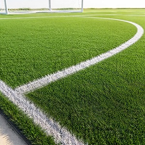 Césped Artificial Verde de Alta Resistencia, Estabilizado contra Rayos UV, Resistente al Desgaste, para Campos de Fútbol, Personalizable - Product Image 4
