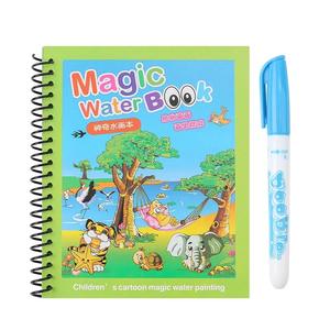 Dipingi con libri d'acqua per bambini dai <span class=keywords><strong>2</strong></span> ai 4 anni regalo di compleanno animale dinosauro unicorno riutilizzare libri di pittura giocattoli con penna - Product Image 5
