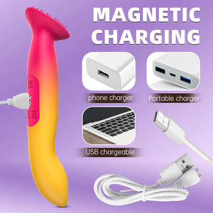 Vajina Masaj Aleti Kadınlar Lezbiyen Yüz Fırçası Vibratör Seks Oyuncağı Klitoris Stimülatörü Kadınlar İçin Seks Oyuncağı Vibratör 18+ - Product Image 6