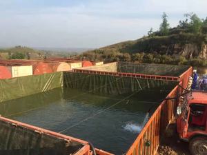 مرنة الأسهم طوي شنغهاي المضادة للأشعة فوق البنفسجية 1000 لتر في الهواء الطلق pvc خزان المياه 1000 لتر وسادة خزان المياه القابلة للطي - Product Image 5