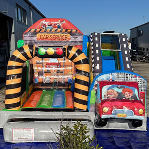 Castillo Inflable Comercial Grande con Tobogán y Zona de Juegos - Product Image 3