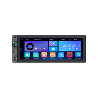 Autoradio HD 6,86 pouces avec charge rapide Type C, multimédia, Carplay, Android Auto, écran tactile, stéréo, vidéo, BT, USB, FM, AUX, lecteur MP5
