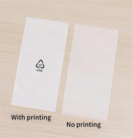 Sac d'emballage en plastique transparent givré pour étui de téléphone portable imprimé par gravure à 3 côtés pour marque personnalisée Câble de données électroniques
