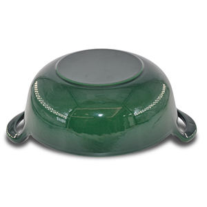 Wok en fonte émaillée grande taille, ustensile de cuisson chinois traditionnel, casseroles chauffantes avec <span class=keywords><strong>couvercle</strong></span> antiadhésif pour ragoûts – Vente chaude - Product Image 4