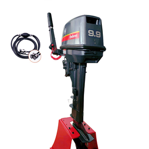 Moteur hors-bord Yamaha 2 temps 2 cylindres 9,9 CV à essence, arbre long, engrenage F-N-R, avec commande au volant, pour bateau rapide - Nouveauté, Offre Spéciale - Product Image 2