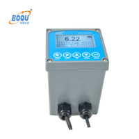 Analyseur de pH industriel 4-20 mA RS485 en ligne pour les tests de qualité de l'eau WTP, fonctionnalités ORP/EC/TDS/Salinité, pH-mètre industriel OEM