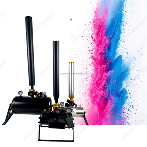 Machine de décoration de feux d'artifice de fête Popper Spray Butterfly Baby Girl Shower Confetti Cannon Smoke Bomb Powder Tnt Gender Reveal - Product Image 1
