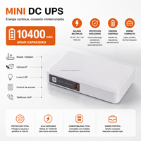 Pabrik NIUNIU OEM ODM Baterai Lithium Tiga Fasa DC UPS dengan Proteksi Petir 10400mAh MINI untuk Router WiFi