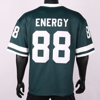 Personalizado de alta calidad de poliéster 280G Streetwear Jersey fútbol Jersey camisa bordado sublimado fútbol americano desgaste uniformes