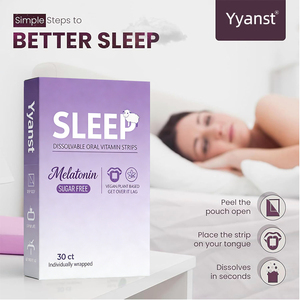 Bandes orales de mélatonine pour adultes sous marque privée pour le soulagement du stress et un meilleur sommeil, action rapide, végétaliennes, dose personnalisée - Product Image 6
