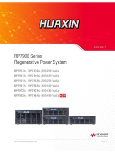 แหล่งจ่ายไฟแบบรีเจนเนอเรทีฟซีรีส์ RP7900 ของ Keysight, ซีรีส์ RP7970 และ RP7980 ให้ฟังก์ชันจำลองระบบ PV - Product Image 4