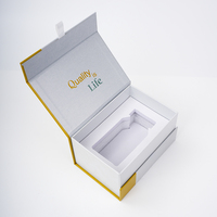 Boîte d'emballage personnalisée pour compléments alimentaires avec fermeture magnétique et insert