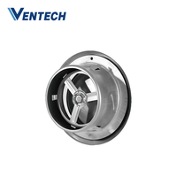 Ventech HVAC Systems Parts – Diffuseur de ventilation mural et de plafond réglable, prise d'air ronde pour bureau