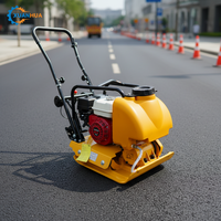 Compacteur vibrant électrique 78 kg C-80T avec moteur et composants de base à roulement, haute efficacité