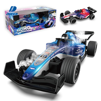 Voiture de course télécommandée 27 MHz à 4 canaux avec lumières clignotantes dynamiques pour des courses à haute vitesse, des performances de course excitantes et amusantes
