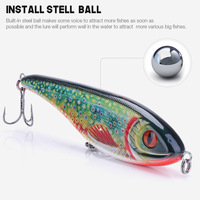 VTAVTA Lipless 76g 150mm Crankbait Sinking Lure VIB Vibration Hartplastik Köder Winter Eis Locken Angeln
