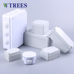 Wtrees <b>Waterproof</b> <b>Junction</b> <b>Box</b> 85x85x50 ABS IP65 Outdoor Indoor Use - Product Image 3