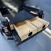 Système de rangement de tiroir de lit de camionnette tout-terrain pour FORD RANGER T7 T9 système de tiroirs de Camping boîte arrière de voiture