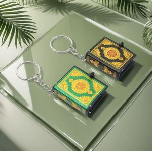 Quran Mini Book Keychain Classic <b>Key</b> <b>Ring</b> Pendant a Miniaturized Book-leafing Keychain Pendant - Product Image 4