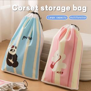 Bolsa de Almacenamiento Impermeable con Estampado de Dibujos Animados, Bolsa para Zapatos con Cordón, a Prueba de Polvo, de PEVA Esmerilada - Product Image 2