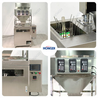 Machine d'emballage de granulés en sachet à triple pesage haute performance avec collage et enveloppement de film haute précision pour pop-corn, haricots et snacks