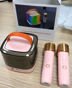 Nuevo altavoz Bluetooth portátil para exteriores Karaoke inalámbrico con micrófono Home KTV - Product Image 6