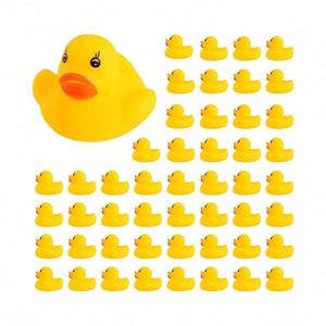 Custom Logo Float & Squeak Mini Plastic PVC Duck Baby <b>Bath</b> Sound Shower Toys for Kids - Product Image 2