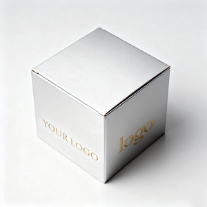 Boîte cadeau de luxe en carton pliable pour mariage, emballage de boîte cadeau avec satin - Product Image 3