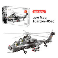 Ensemble de blocs de construction hélicoptères de combat Thunderbolt et avions de chasse – Vente en gros pour distributeurs de jouets, modélistes et magasins d'articles de loisirs