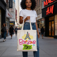 Sac fourre-tout en toile de coton promotionnel CHEERS Fashion pour femmes avec logo personnalisé et couleur sur mesure