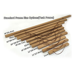 Colgador de Pósteres Magnético Resistente, Marco de Madera de Teca, Soporte de Pared de Madera Maciza para Impresiones, Obras de Arte y Lienzos - Product Image 2