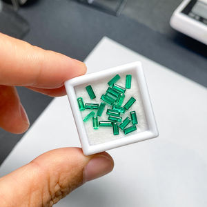 מחיר סיטונאי ללילה קולומביה מעבדה golombia gemald es baguette צעד לחתוך 7*9 מ "מ הידרותרמית אמרלד - Product Image 4