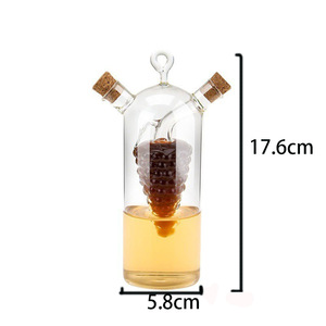 Distributeur d'<span class=keywords><strong>huile</strong></span> en verre borosilicate 2 en 1 pour la <span class=keywords><strong>cuisine</strong></span>, organisateur en forme de <span class=keywords><strong>raisin</strong></span>, bouteille d'<span class=keywords><strong>huile</strong></span>, de vinaigre et de sauce scellée - Product Image 6