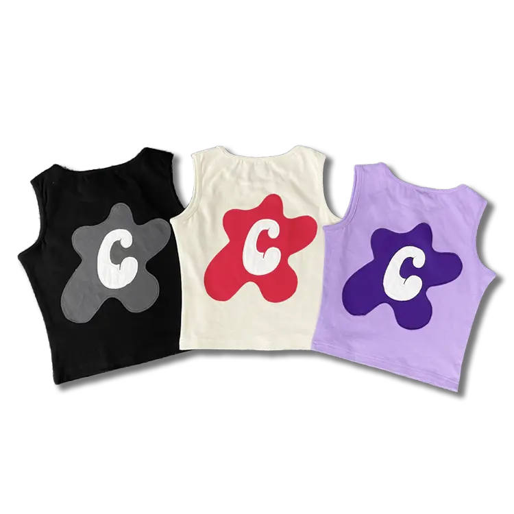 Venta al por mayor personalizado chaleco algodón diseño patrón Logo Tank Top camisetas sin mangas