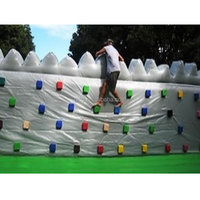 Mur d'escalade gonflable de qualité commerciale pour adultes et enfants, mur d'escalade gonflable pour jeux sportifs en plein air