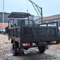 Tricycle cargo à essence 3 roues 200cc en promotion, fabrication chinoise avec auvent, moto à trois roues avec toit personnalisé