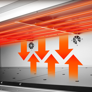 Nuevo Horno de Pizza a Gas Comercial de 3 Niveles, 6/9/12 Bandejas, Sistema de Control por Microcomputadora, Temperatura de 400°C, Panadería con Maíz y Frutos Secos - Product Image 3