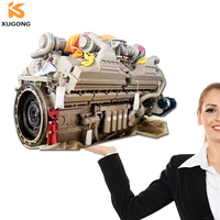 Ensemble moteur diesel 6 cylindres en ligne 4 temps QSB6.7 Ism Isx15 4BT pour la propulsion marine Cummins
