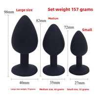 Jouets sexuels en silicone pour femmes, plug anal, couleurs noir, rouge, rose, rose vif, tailles petite et moyenne, plug anal, juguetes sexuales
