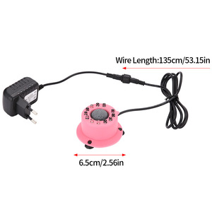 JSD DB01 12LED 미니 수족관 버블 라이트 4색 변환 방수 수중 산소 램프 1W 110-240V - Product Image 2