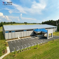 Almacén de Estructura de Acero de Gran Envergadura, Personalización de Edificios de Acero, Nave Industrial Modular con Estructura Metálica para Almacenamiento