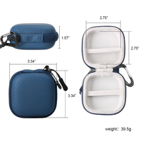 Mallette de rangement EVA anti-stress personnalisée en usine pour écouteurs petit étui carré rond-étui uniquement