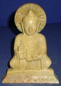 Statue de dieu Bouddha en marbre noir au design étonnant Statue de dieu en marbre super solide poli à la main pour la décoration de la maison et le culte - Product Image 4